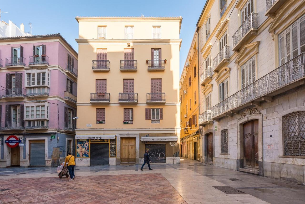 Central Malaga Apartment At Mitjana Plaza Eksteriør billede